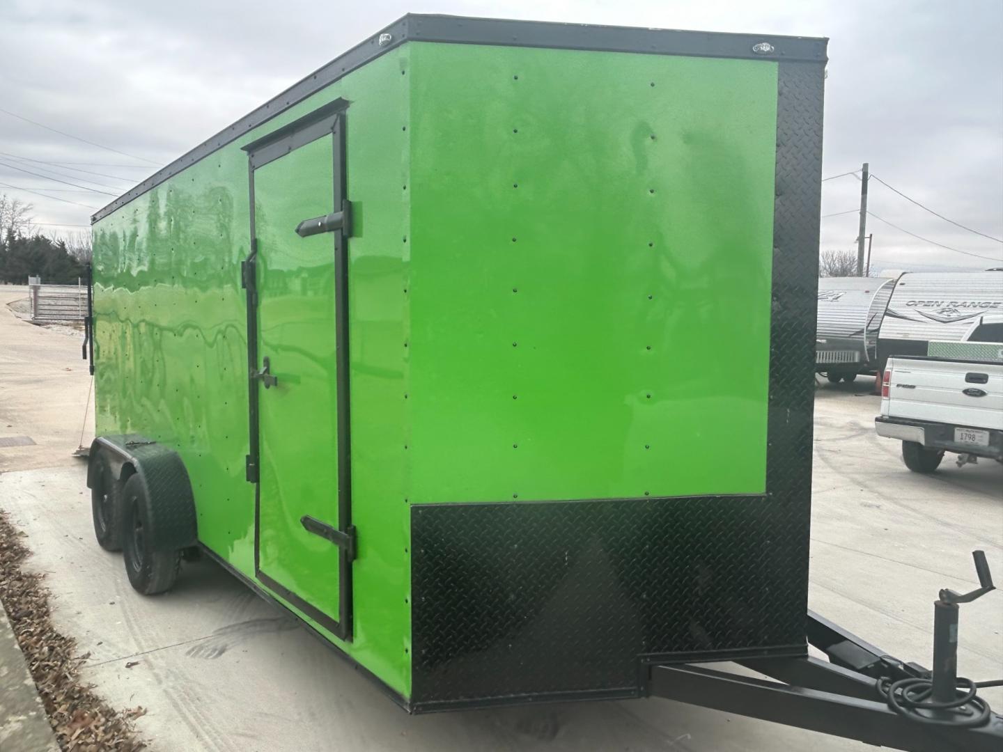 2020 GREEN /TAN DEEP SOUTH ENCLOSED TRAILER (7JKBE1624LH) , located at 17760 Hwy 62, Morris, OK, 74445, 35.609104, -95.877060 - 2020 DEEP SOUTH ENCLOSED TRAILER. THIS TRAILER IS 12 X 6.5 FT. ***MINOR DAMAGES AS SHOWN IN PICTURES*** $5,500 - Photo#0